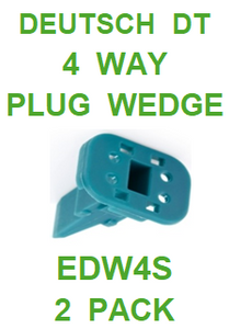 EDW4S AMPHENOL  SINE  AT  4 WAY PLUG WEDGE (2 PACK)