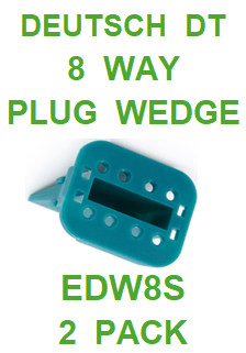 EDW8S AMPHENOL  SINE  AT  8 WAY PLUG WEDGE (2 PACK)