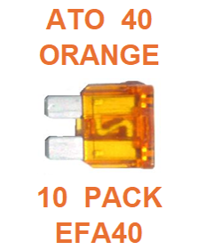 EFA40  40  AMP  ATO  FUSE (10 PACK)
