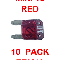 EFM10  10  AMP  MINI FUSE (10 PACK)