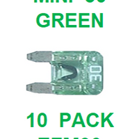 EFM30  30  AMP  MINI FUSE (10 PACK)