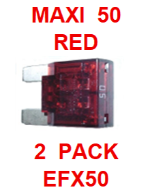 EFX50  50  AMP  MAXI  FUSE (2 PACK)