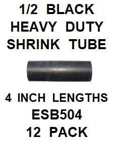 ESB504  1/2 BLACK SHRINK TUBE DUAL WALL W/SEALANT 4