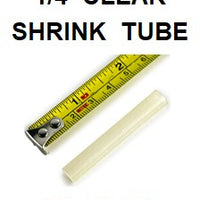 ESC252  1/4 CLEAR SHRINK TUBE DUAL WALL W/SEALANT 2" LENGTH (25PACK)