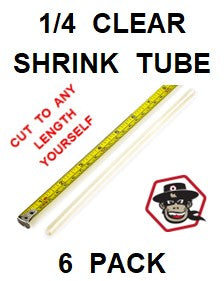 ESC258  1/4 CLEAR SHRINK TUBE DUAL WALL W/SEALANT 8
