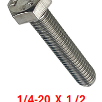 G2B1025050 1/4-20 X 1/2 S/S BOLT 50 PACK