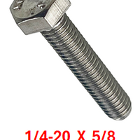 G2B1025062 1/4-20 X 5/8 S/S BOLT 50 PACK