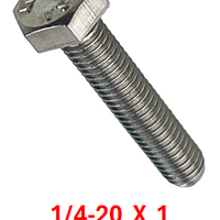 G2B1025100 1/4-20 X 1 S/S BOLT 50 PACK