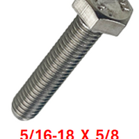 G2B1031062 5/16-18 X 5/8 S/S BOLT 50 PACK