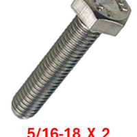 G2B1031200 5/16-18 X 2 S/S BOLT 25 PACK