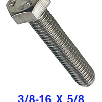 G2B1037062 3/8-16 X 5/8 S/S BOLT 25 PACK