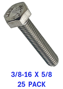 G2B1037062 3/8-16 X 5/8 S/S BOLT 25 PACK