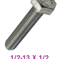 G2B1050050 1/2-13 X 1/2 S/S BOLT 10 PACK