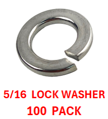 G2L1031 5/16 LOCK WASHER 18-8 STAINLESS STEEL 100 PACK