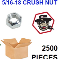 G8CZ031  5/16-18 CRUSH NUT  GRADE C BULK 2500 PCS