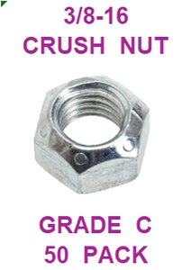 G8CZ037  3/8-16 CRUSH NUT  GRADE C (50PK)