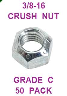 G8CZ037  3/8-16 CRUSH NUT  GRADE C (50PK)