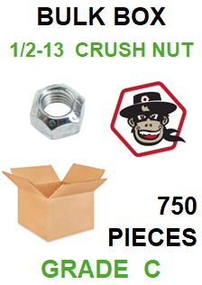 G8CZ050  1/2-13 CRUSH NUT  GRADE C BULK 750 PCS