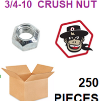 G8CZ075  3/4-10 CRUSH NUT  GRADE C  BULK 250 PCS