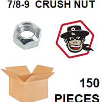 G8CZ087  7/8-9 CRUSH NUT  GRADE C  BULK 150 PCS