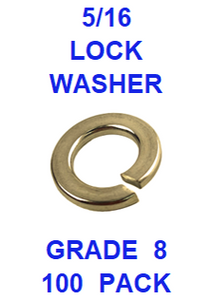 G8LZ031  5/16  LOCK WASHER GRADE 8  (100 PACK)