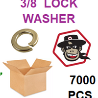 G8LZ037  3/8  LOCK WASHER GRADE 8  BULK  7000 PCS.