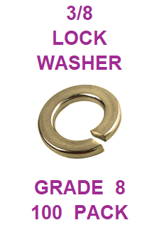 G8LZ037  3/8  LOCK WASHER GRADE 8  (100 PACK)