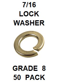 G8LZ043  7/16  LOCK WASHER GRADE 8  (50 PACK)