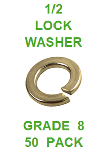 G8LZ050  1/2  LOCK WASHER GRADE 8  (50 PACK)