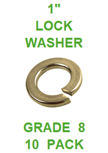 G8LZ100  1"  LOCK WASHER GRADE 8  (10 PACK)