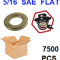 G8SZ031  5/16  SAE FLAT WASHER GRADE 8 BULK 7500 PCS.