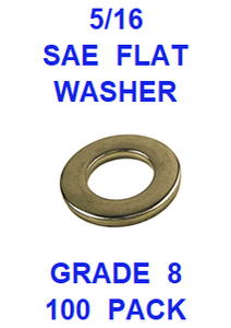 G8SZ031  5/16  SAE FLAT WASHER GRADE 8 (100 PACK)