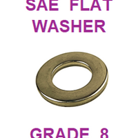 G8SZ037  3/8  SAE FLAT WASHER GRADE 8 (100 PACK)