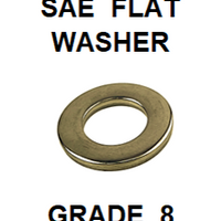 G8SZ043  7/16  SAE FLAT WASHER GRADE 8 (50 PACK)