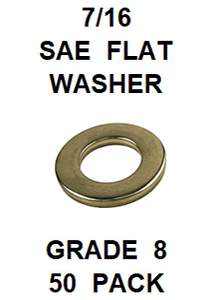 G8SZ043  7/16  SAE FLAT WASHER GRADE 8 (50 PACK)