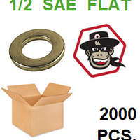 G8SZ050  1/2  SAE FLAT WASHER GRADE 8 BULK 2000 PCS.