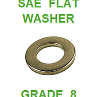 G8SZ050  1/2  SAE FLAT WASHER GRADE 8 (50 PACK)