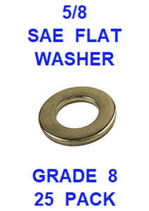 G8SZ062  5/8  SAE FLAT WASHER GRADE 8 (25 PACK)