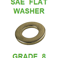 G8SZ100  1"  SAE FLAT WASHER GRADE 8 (10 PACK)