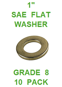 G8SZ100  1"  SAE FLAT WASHER GRADE 8 (10 PACK)