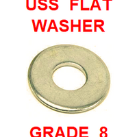 G8UZ025 1/4  USS FLAT WASHER GRADE 8 (100 PACK)