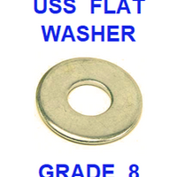 G8UZ031  5/16  USS FLAT WASHER GRADE 8 (100 PACK)