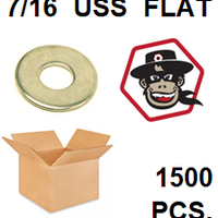 G8UZ043  7/16  USS FLAT WASHER GRADE 8 BULK 1500