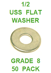 G8UZ050  1/2  USS FLAT WASHER GRADE 8 (50 PACK)