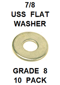 G8UZ087  7/8  USS FLAT WASHER GRADE 8 (10 PACK)