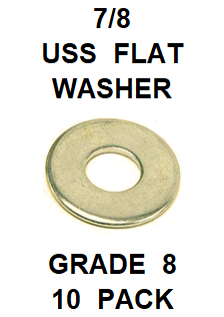 G8UZ087  7/8  USS FLAT WASHER GRADE 8 (10 PACK)