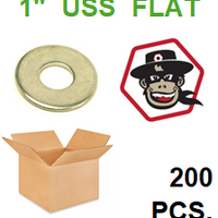 G8UZ100   1"  USS FLAT WASHER GRADE 8 BULK 200 PCS.