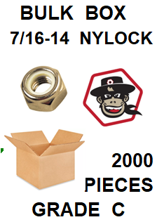 G8YZ043  7/16-14 NYLOCK  GRADE C BULK 2000 PCS