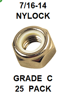 G8YZ043  7/16-14 NYLOCK  GRADE C (25PK)