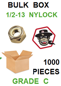 G8YZ050  1/2-13 NYLOCK  GRADE C BULK 1000 PCS